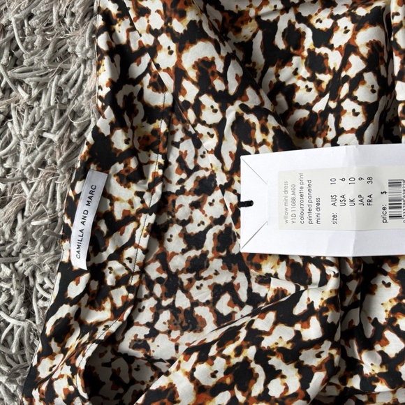 Camilla and Marc Willow Mini Dress Rosette Printed NWT Sz 6❤️ - Picture 8 of 12